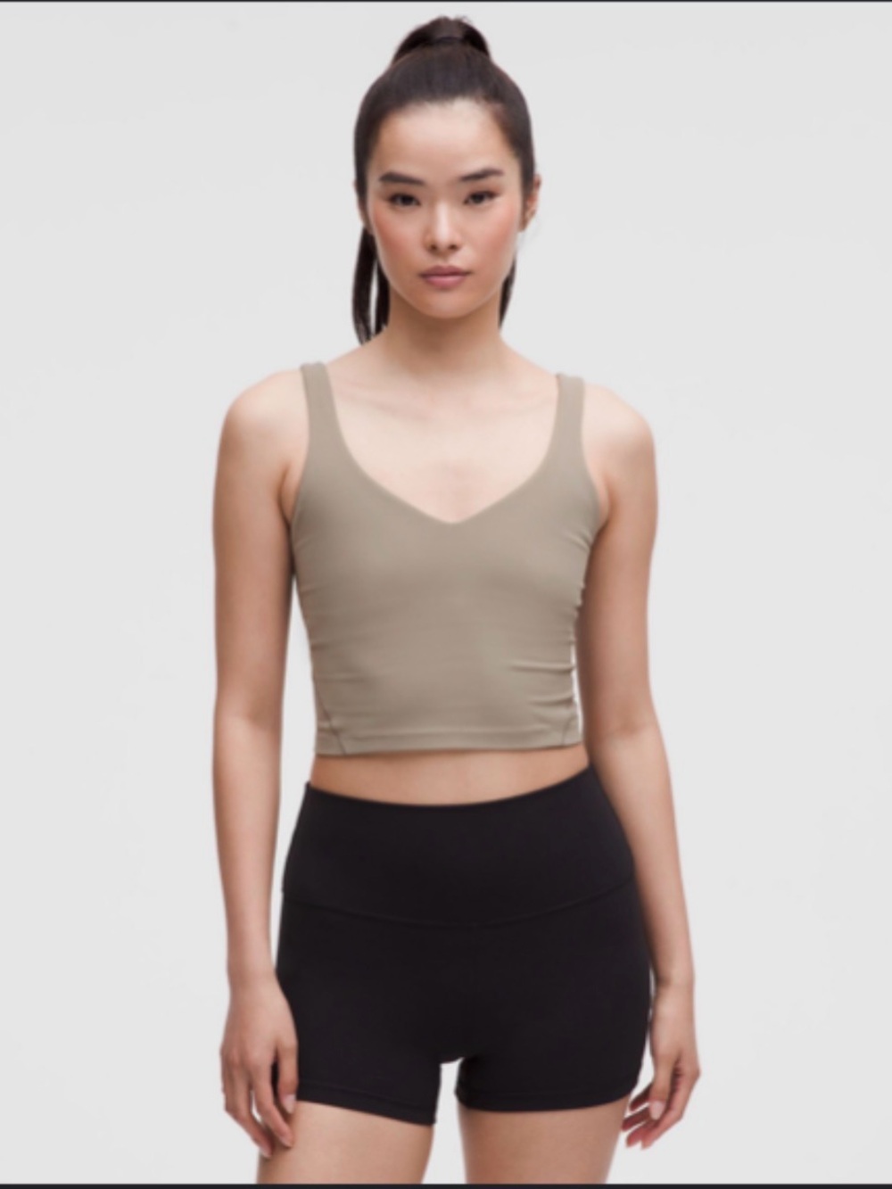lululemon athletica Align Tank Top Light Support (Size 6) Warm Ash Gray